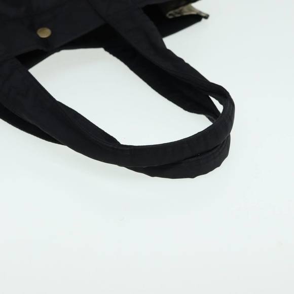 BURBERRY Nova Check Blue Label Hand Bag Nylon Black Beige Auth hk1390 - Picture 7 of 16